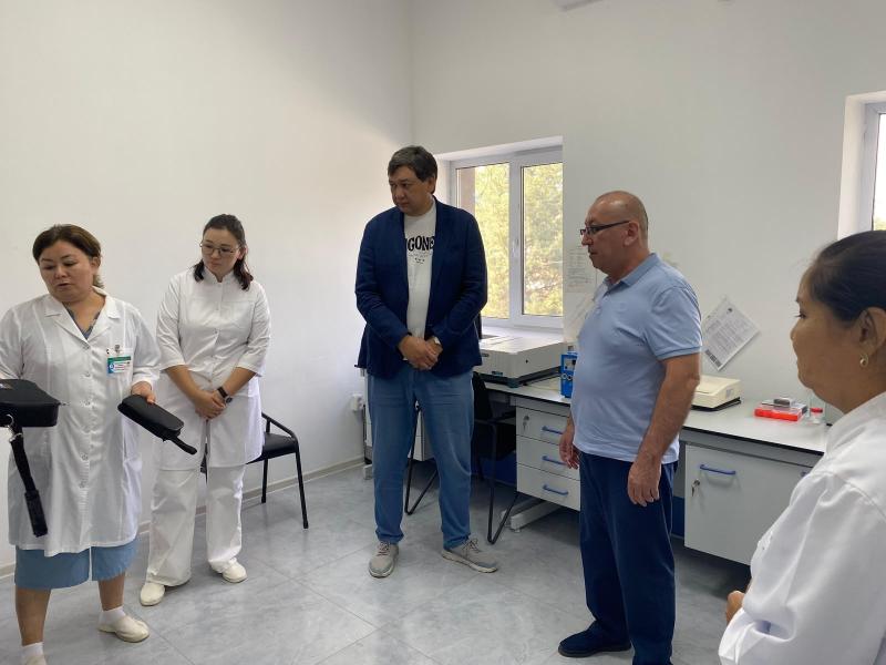 «Ұлттық сараптама орталығы» Басқарма төрағасы Ерлан Қиясов жұмыс сапары аясында ҰСО-ның Жамбыл облысы бойынша филиалының бөлімшелерін аралады. 3